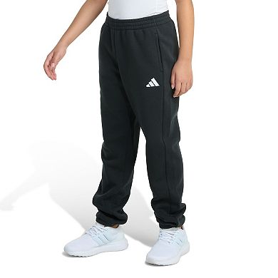 Girls 7-16 adidas Elastic Waistband Minimal Logo Loose Fleece Joggers
