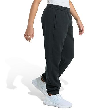 Girls 7-16 adidas Elastic Waistband Minimal Logo Loose Fleece Joggers