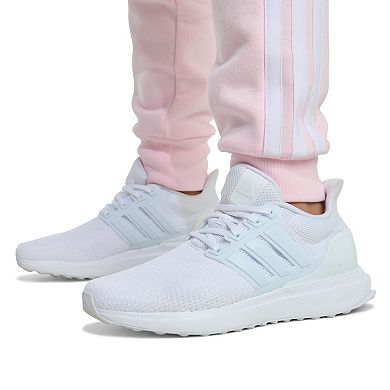 Girls 7-16 adidas Elastic Waistband 3-Stripes Fleece Joggers
