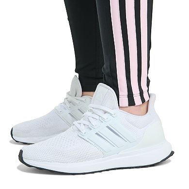 Girls 7-16 adidas Flat Waistband Cell Phone Pocket 3-Stripe Leggings