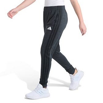 Girls adidas Elastic Waistband 3-Stripe Joggers