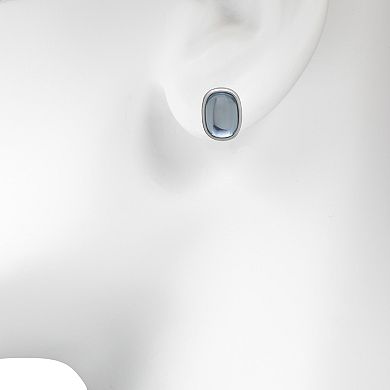 LC Lauren Conrad Rounded Stone Stud Earrings