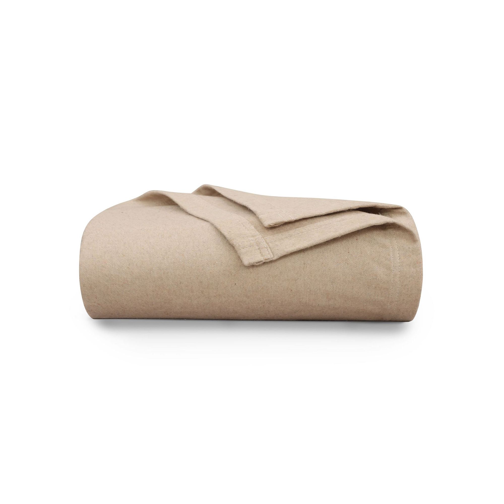 Tribeca Living German Cotton Oversized Blanket, Grey Camel