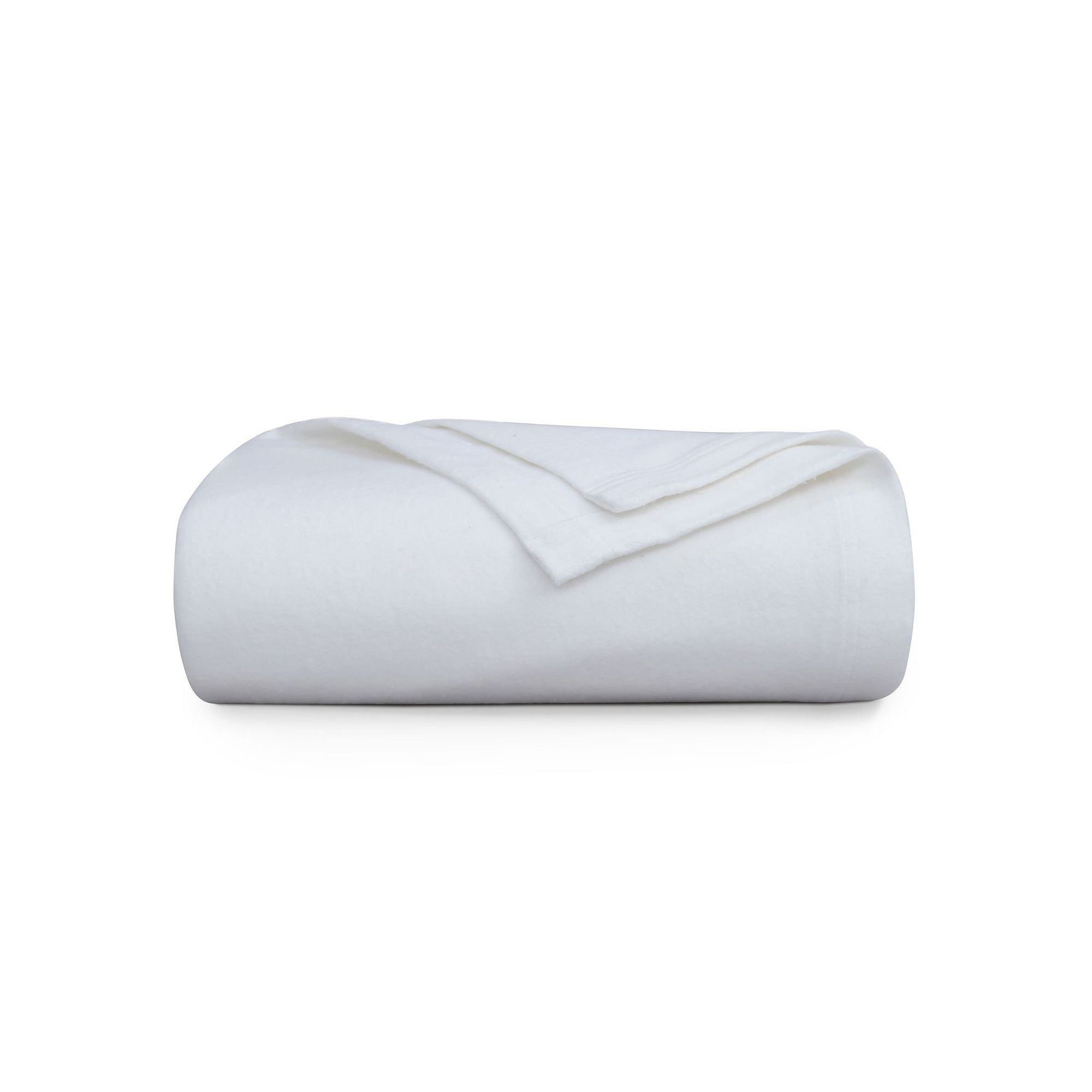 Tribeca Living German Cotton Oversized Blanket, White