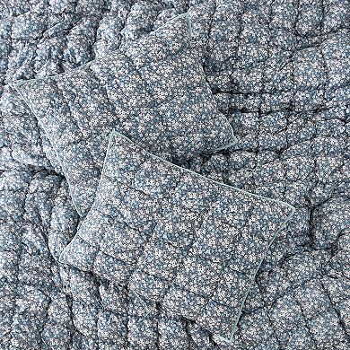 Bearpaw Puff Floral Comforter Set with Shams