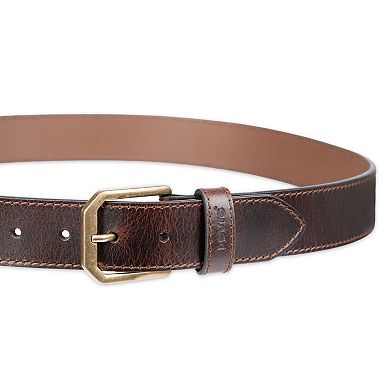 Men's Levi's® Burnished Edge Casual Leather Belt