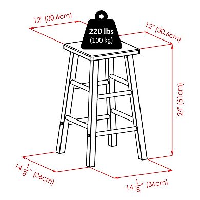 Winsome Wood Carrick Counter Stool