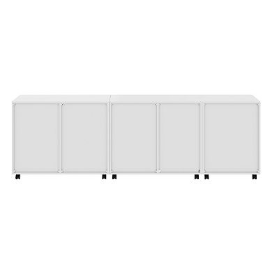 Winsome Wood Halifax 3-piece Cabinet Set with File Drawer