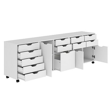 Winsome Wood Halifax 3-piece Cabinet Set with File Drawer