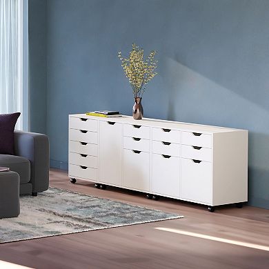 Winsome Wood Halifax 3-piece Cabinet Set with File Drawer