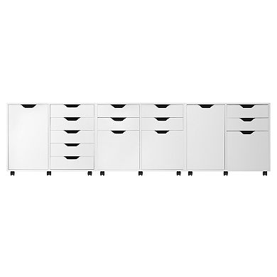 Winsome Wood Halifax 3-piece Cabinet Set with File Drawer