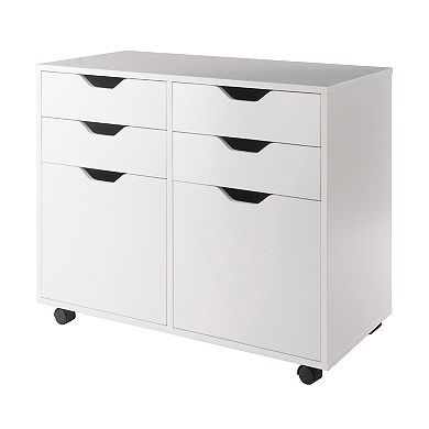 Winsome Wood Halifax 3-piece Cabinet Set with File Drawer