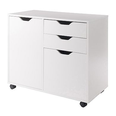 Winsome Wood Halifax 3-piece Cabinet Set with File Drawer