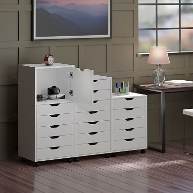 Winsome Wood Halifax Multi-Drawer Storage Cabinet 3-piece Set