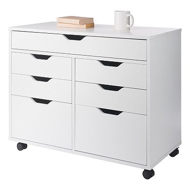 Winsome Wood Halifax 5-Drawer Mulit-Storage Mobile Cabinet
