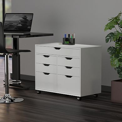Winsome Wood Halifax 5-Drawer Mulit-Storage Mobile Cabinet