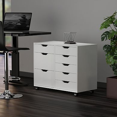 Winsome Wood Halifax 6-Drawer Multi-Storage Mobile Cabinet