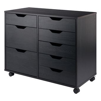 Winsome Wood Halifax 6-Drawer Multi-Storage Mobile Cabinet