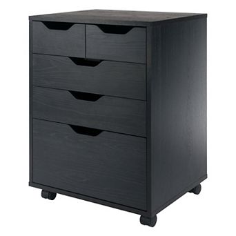 Winsome Wood Halifax Bins & Drawers Storage Mobile Cabinet