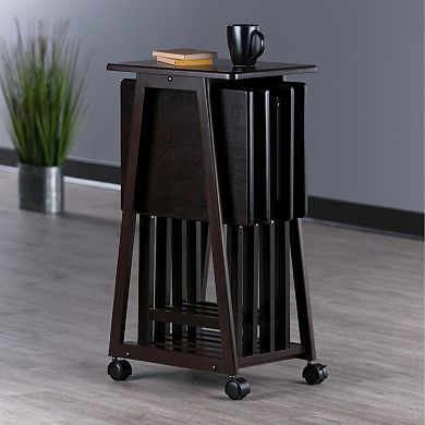 Winsome Wood Adriel 5-piece Snack Table Set