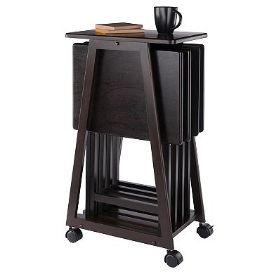 Winsome Wood Adriel 5-piece Snack Table Set