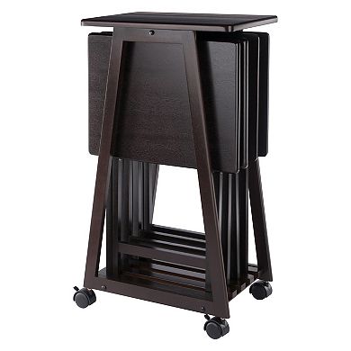 Winsome Wood Adriel 5-piece Snack Table Set