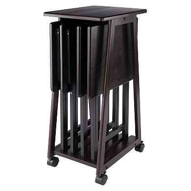 Winsome Wood Adriel 5-piece Snack Table Set