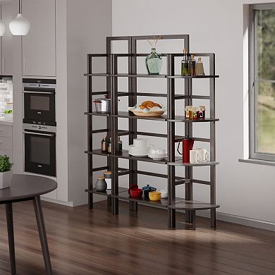 Winsome Wood Aiden 3-piece Baker's Rack Set