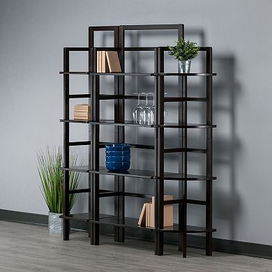 Winsome Wood Aiden 3-piece Baker's Rack Set