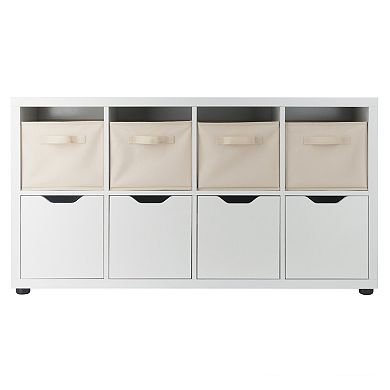 Winsome Wood Julia Storage Cabinet 5-piece Set