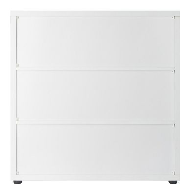 Winsome Wood Julia 3 x 3 Storage Cabinet 5-piece Set