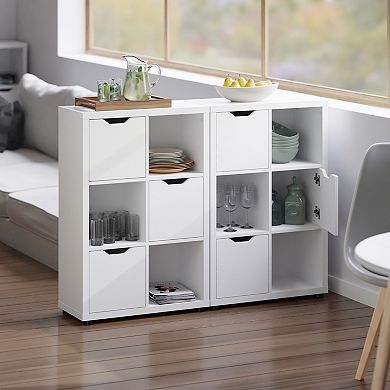 Winsome Wood Julian White Finish Storage Cabinet