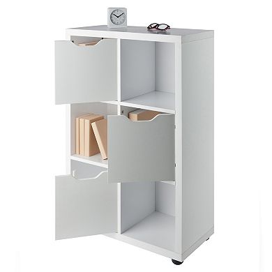 Winsome Wood Julian White Finish Storage Cabinet