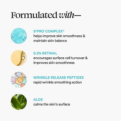 TULA Skincare A+ Renewal Advanced Retinal & Peptides Serum