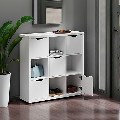 Winsome Wood Julian 3 x 3 Storage Cabinet