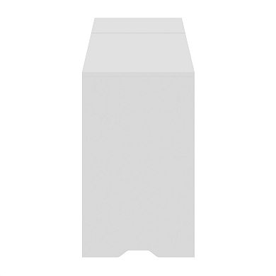 Winsome Wood Nova White Finish Storage Cabinet 3-piece Set