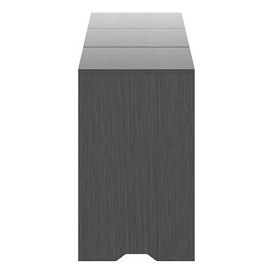 Winsome Wood Nova Charcoal Storage Cabinet 3-piece Set