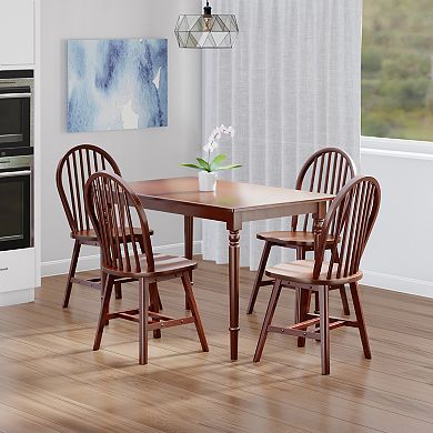 Winsome Wood Ravenna Dining Table & Windsor Chairs 5-piece Set