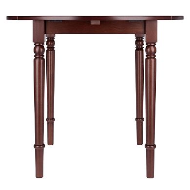 Winsome Wood Sorella Round Double Drop Leaf Dining Table