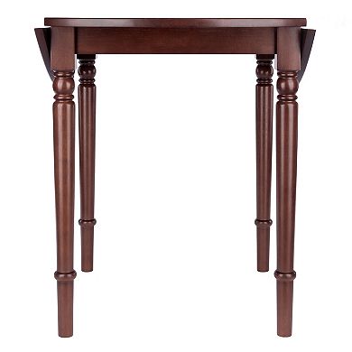 Winsome Wood Sorella Round Double Drop Leaf Dining Table