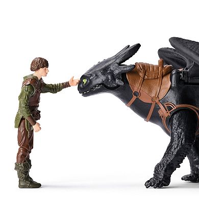 Spin Master How to Train Your Dragon Toothless & Hiccup Action Figure Set