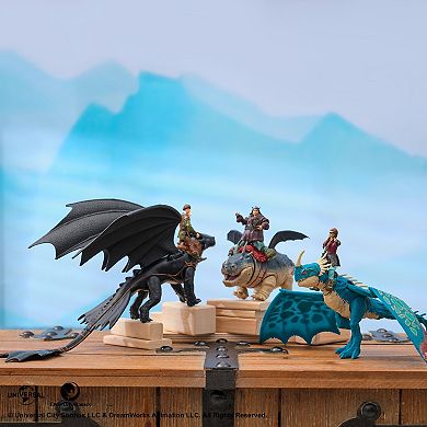 Spin Master How to Train Your Dragon Toothless & Hiccup Action Figure Set