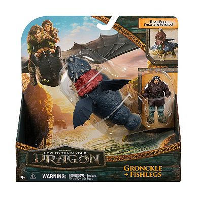 Cool Maker How to Train Your Dragon Gronckle & Fishlegs Action Figures Set