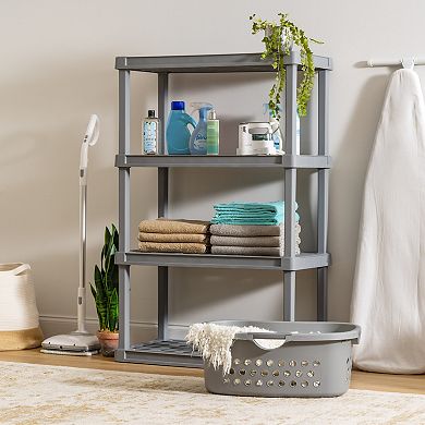 Iris Heavy Duty Utility 4-tier Storage Shelf