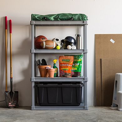 Iris Heavy Duty Utility 4-tier Storage Shelf