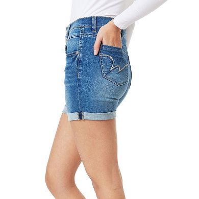 Juniors' WallFlower Soft Sassy High Rise Midi Shorts