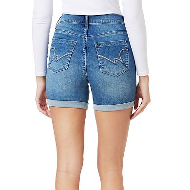 Juniors' WallFlower Soft Sassy High Rise Midi Shorts