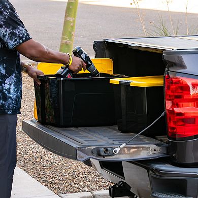 Iris 60-qt. Black Storage Container 6-piece Set