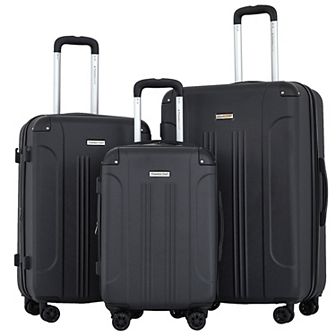 Travelers Club Discovery 3 pc Hardside Spinner Luggage Set