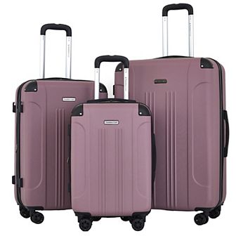 Travelers Club Discovery 3 pc Hardside Spinner Luggage Set